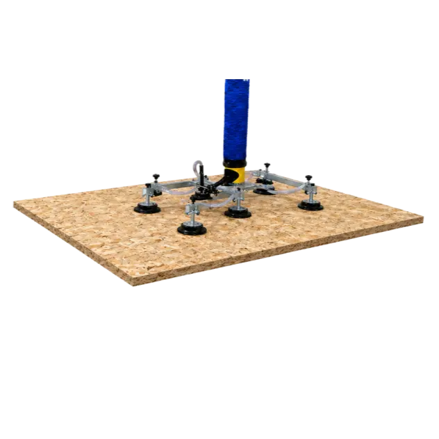 Ergonomic wood door lifter for OSB board and heavy door panel handling